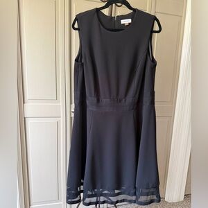 Calvin Klein sleeveless A-line cocktail dress. Size 16w